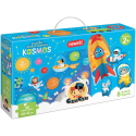 KOSMOS tekturowe puzzle przestrzenne z figurkami 20 el.