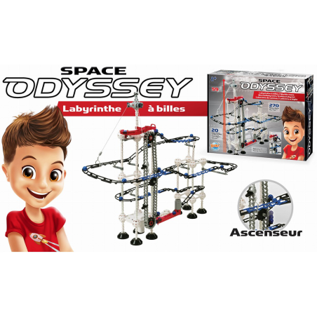 ODYSEJA KOSMICZNA kulodrom z kulkami 270 el.