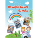 DŹWIĘKI ŚWIATA DZIECKA zagadki obrazkowo-dźwiękowe karty z płytą CD