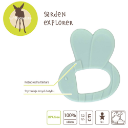 PSZCZÓŁKA gryzak silikonowy Garden Explorer