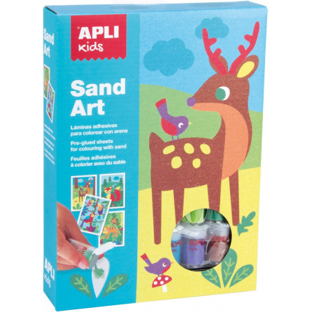 ZESTAW ARTYSTYCZNY z piaskiem ozdabianie obrazków