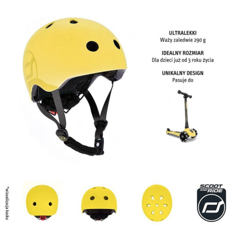 LEMON kask dla dzieci rozmiar S-M 3 lata Ice Cream