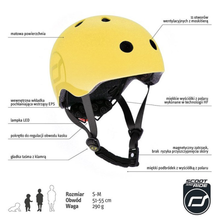 LEMON kask dla dzieci rozmiar S-M 3 lata Ice Cream