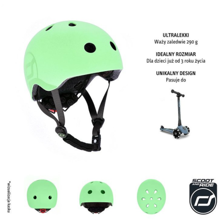 KIWI kask dla dzieci rozmiar S-M 3 lata Ice Cream