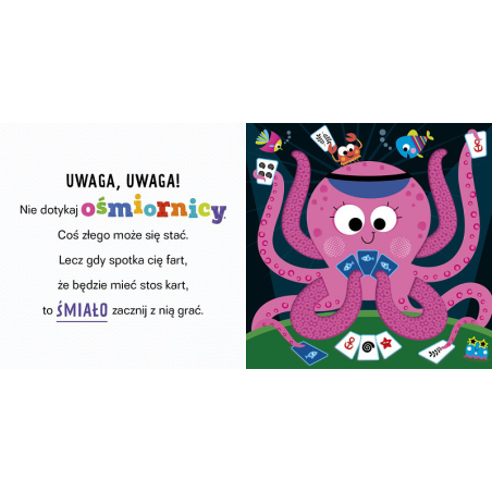 UWAGA! REKIN książeczka sensoryczna z gumowymi elementami