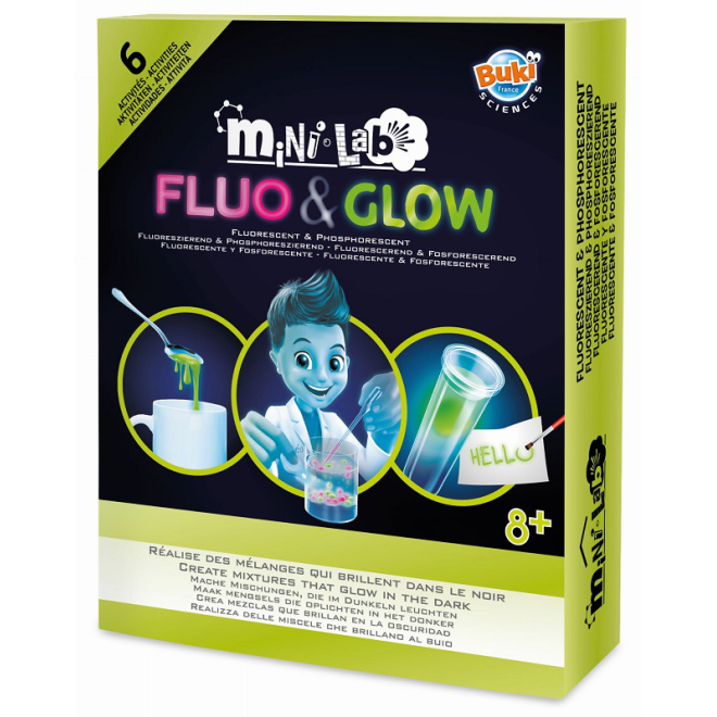 FLUO & GLOW mini lab zestaw naukowy
