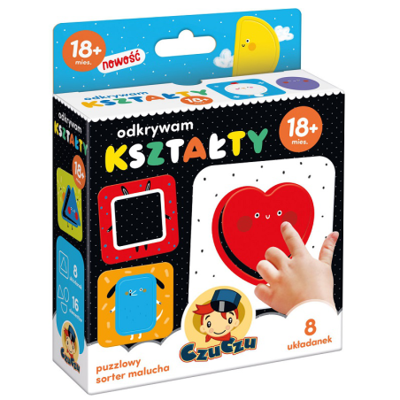 ODKRYWAM KSZTAŁTY pierwsza układanka edukacyjna