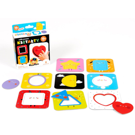 ODKRYWAM KSZTAŁTY pierwsza układanka edukacyjna