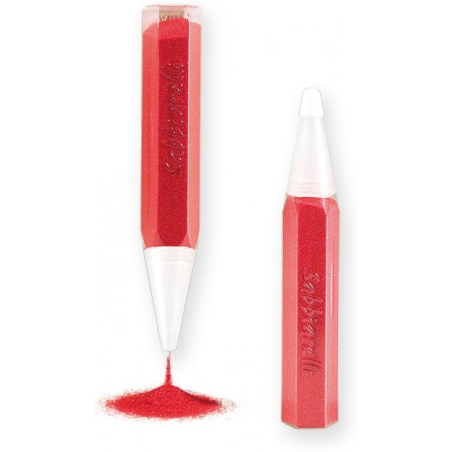 MAGICZNY PIASEK do kolorowania pojedynczy pisak czerwony