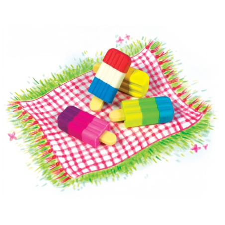 LODY NA PATYKU gumki zapachowe do mazania 4 szt.