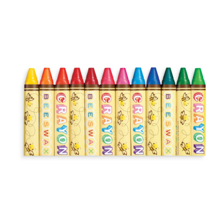 KREDKI ŚWIECOWE trójkątne 12 szt. Brilliant Bee