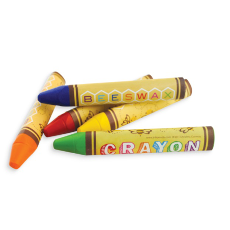 KREDKI ŚWIECOWE trójkątne 12 szt. Brilliant Bee