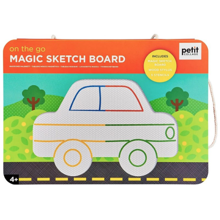 W DRODZE tekturowy znikopis z szablonami