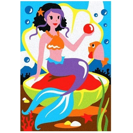 SYRENKI album do kolorowania magicznym piaskiem