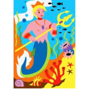 SYRENKI album do kolorowania magicznym piaskiem