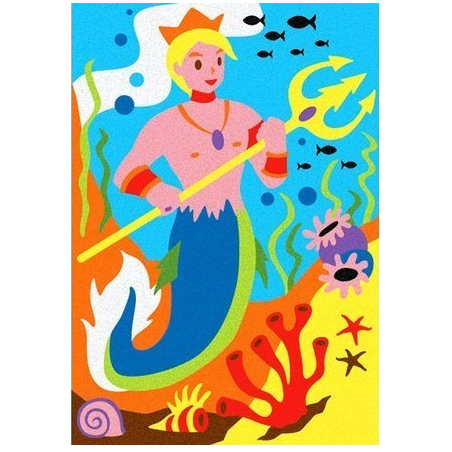 SYRENKI album do kolorowania magicznym piaskiem