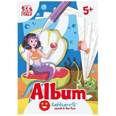 SYRENKI album do kolorowania magicznym piaskiem