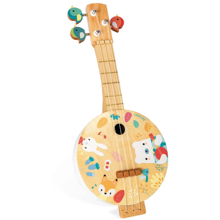 BANJO drewniany instrument Pure