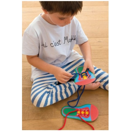 BUCIKI zestaw do nauki sznurowania
