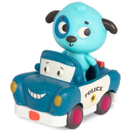 MIĘKKIE AUTKO SENSORYCZNE radiowóz z pieskiem Woofer & Officer Lawly