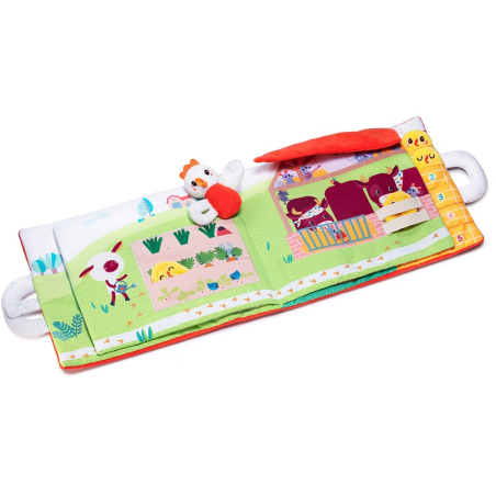 KOKOSZKA PAULETTE książeczka z mini-przytulankami wielofunkcyjna