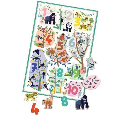 CYFERKI magnesy zestaw 31 szt.