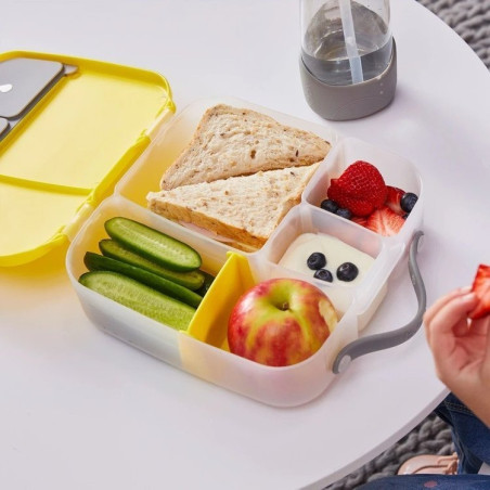 ŻÓŁTY lunchbox z wkładem chłodzącym Lemon Sherbet