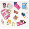 AKCESORIA PODRÓŻNICZE akcesoria dla lalki 46 cm Bon Voyage Travel Set