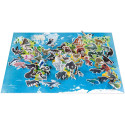 ZAGROŻONE GATUNKI puzzle tekturowe z figurkami 3D 200 el.