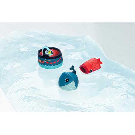 NOSOROŻEC MARIUS miękki parostatek do kąpieli z 3 akcesoriami