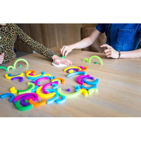 TĘCZA drewniana układanka logiczna