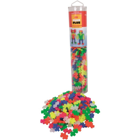 MINI NEON klocki konstrukcyjne w tubie 240 szt.