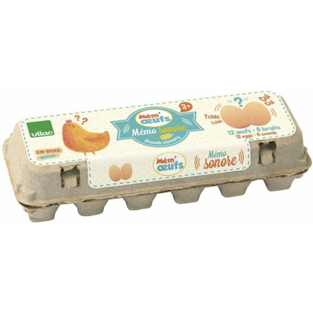 JAJKA drewniana gra memo dźwiękowe