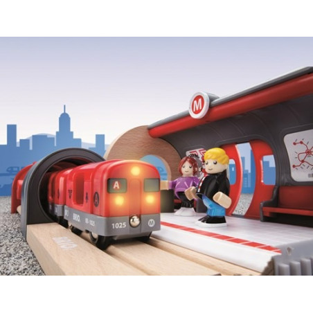 METRO drewniany zestaw startowy 20 el. World