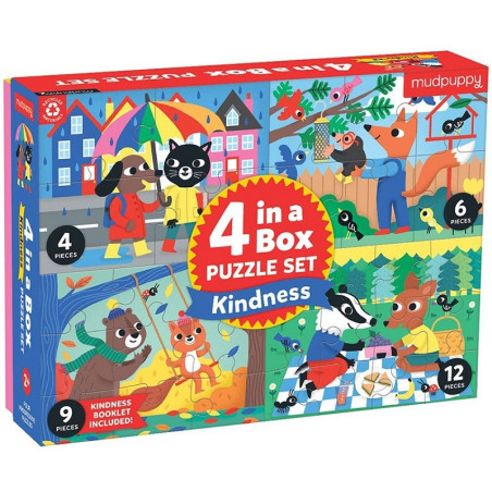 ŻYCZLIWOŚĆ tekturowe puzzle progresywne