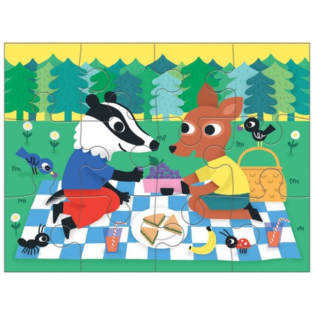 ŻYCZLIWOŚĆ tekturowe puzzle progresywne