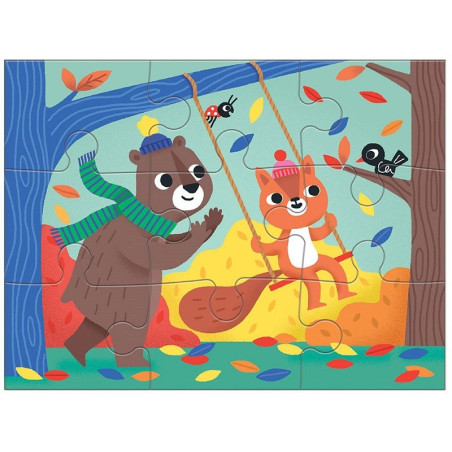 ŻYCZLIWOŚĆ tekturowe puzzle progresywne