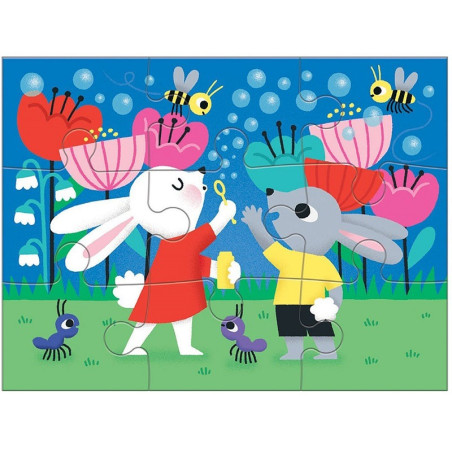 UWAŻNOŚĆ tekturowe puzzle progresywne 4w1