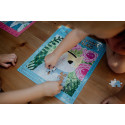 ALICJA W KRAINIE WĄSÓW tekturowe puzzle Kotopowieści 100 el.