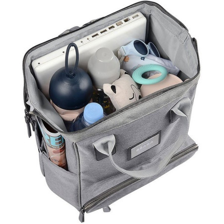 TORBA DLA MAMY plecak Wellington heather grey