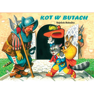 KOT W BUTACH książka pop-up Vojtech Kubasta