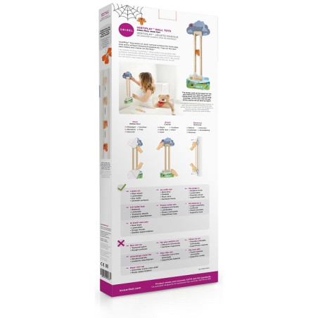 UCIEKAJĄCY PAJĄCZEK drewniana zabawka VertiPlay