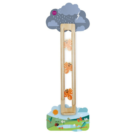 UCIEKAJĄCY PAJĄCZEK drewniana zabawka VertiPlay