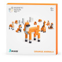 ORANGE ANIMALS klocki magnetyczne 162 szt. Story Series