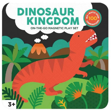 KRÓLESTWO DINOZAURÓW magnetyczne postaci układanka