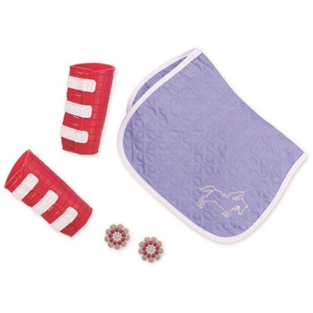 OCIEPLACZE mały zestaw akcesoriów dla lalek 46 cm