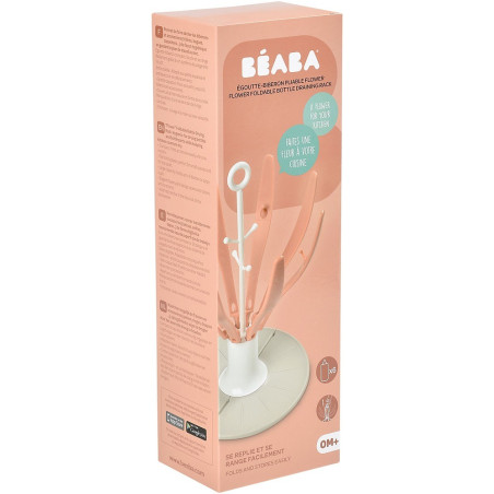 KWIAT składana suszarka do butelek i akcesoriów pink