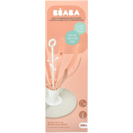 KWIAT składana suszarka do butelek i akcesoriów pink