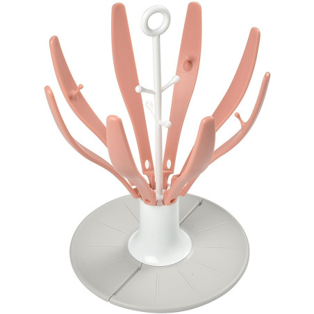 KWIAT składana suszarka do butelek i akcesoriów pink