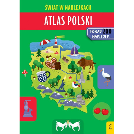 ATLAS POLSKI książeczka z naklejkami